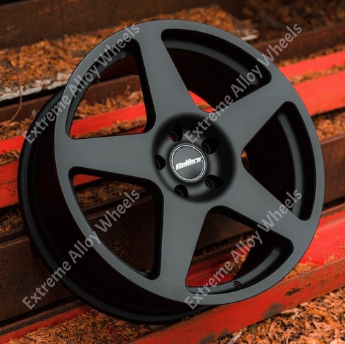 Black five alloy wheels - black,