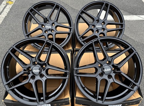 Alloy wheels black castor - wheels, 18"