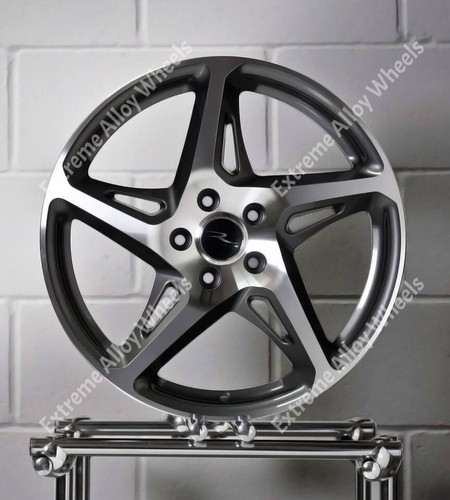 Grey alloy wheels - wheels, fits