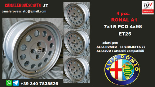 Alloy wheels alfa - alfa, romeo